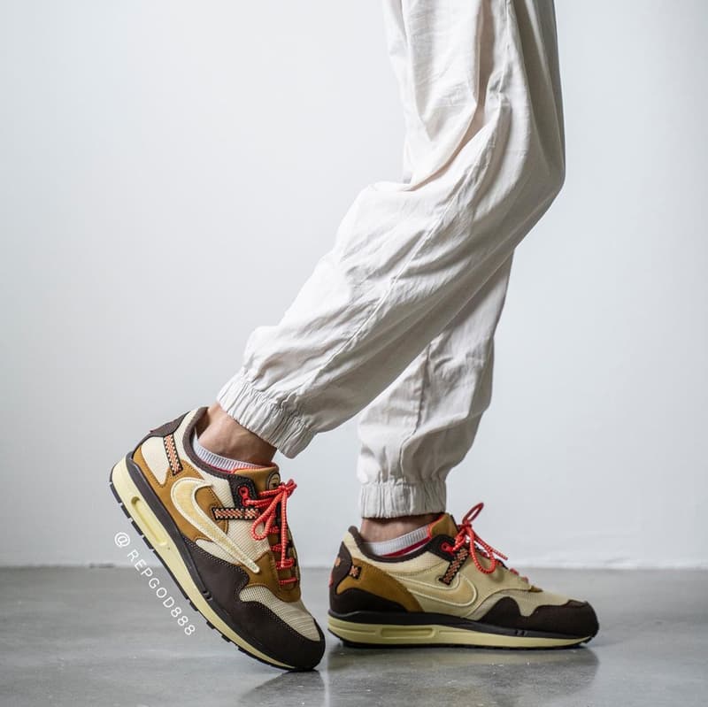 Travis Scott x Nike Air Max 1「Baroque Brown」上腳圖輯近賞