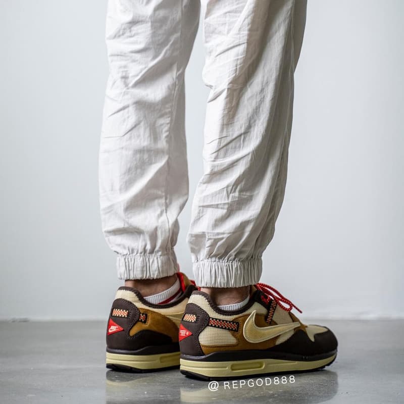 Travis Scott x Nike Air Max 1「Baroque Brown」上腳圖輯近賞