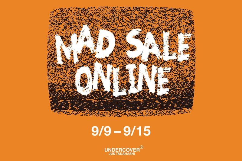 UNDERCOVER 限定折扣活动 MAD SALE ONLINE 正式展开