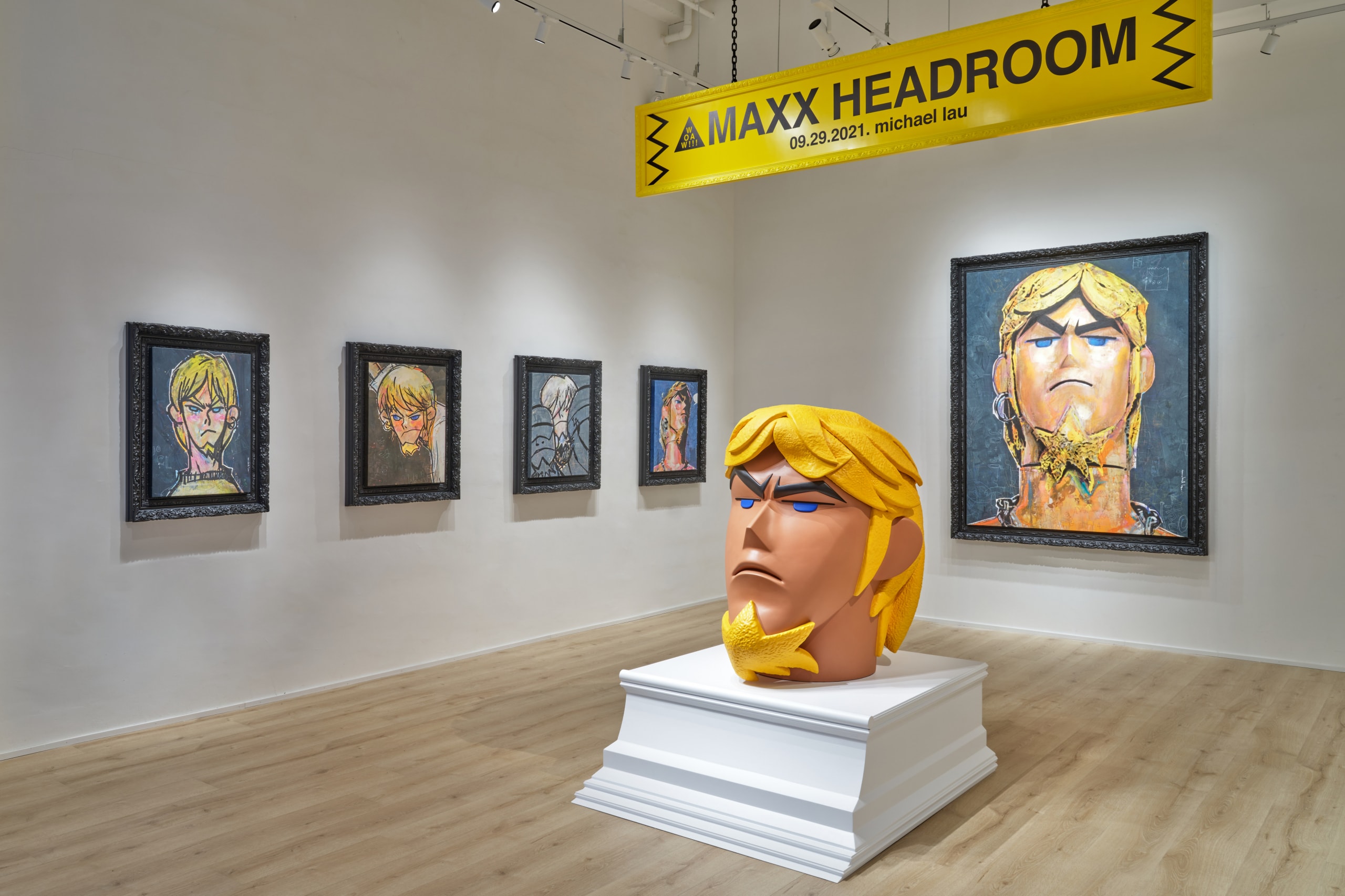 走进 Michael Lau 全新个展「MAXX HEADROOM」@ Woaw Gallery