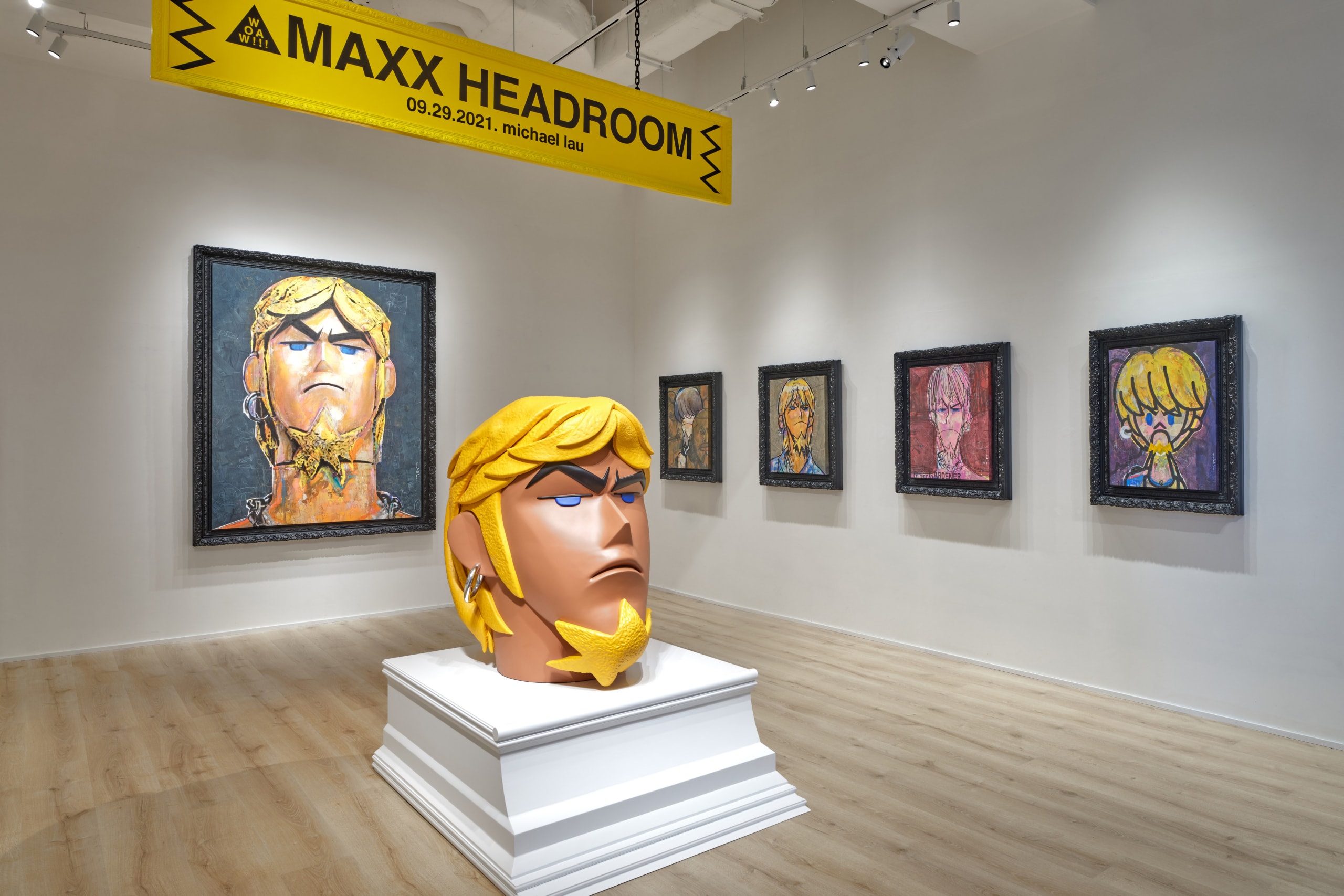 走进 Michael Lau 全新个展「MAXX HEADROOM」@ Woaw Gallery