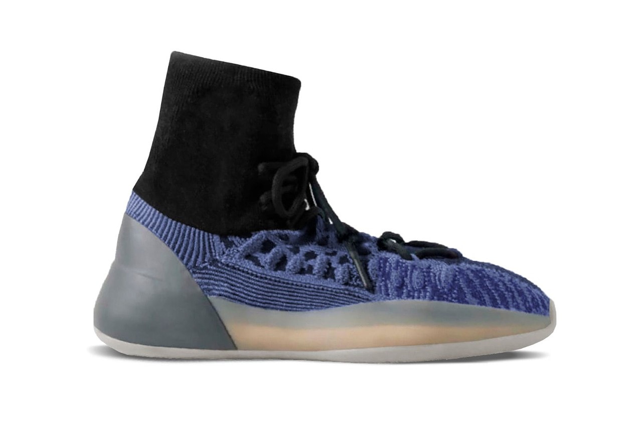 Kanye West 打造 adidas YZY BSKTBL KNIT 最新籃球鞋款「3D Slate Blue」