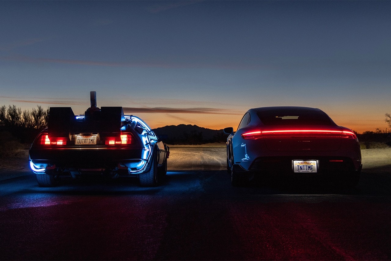 Porsche 發佈 Taycan Turbo S 與《Back To The Future》DeLorean 加速對決片段