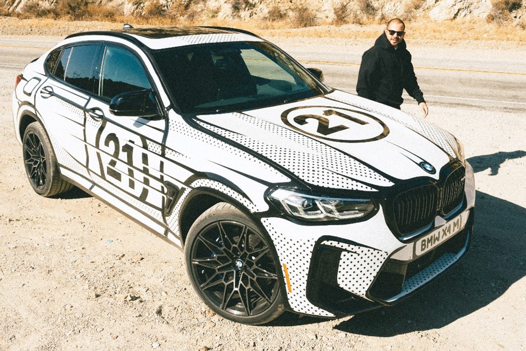 BMW 攜手視覺藝術家 Joshua Vides 打造手繪定製 X4 M Competition 車款