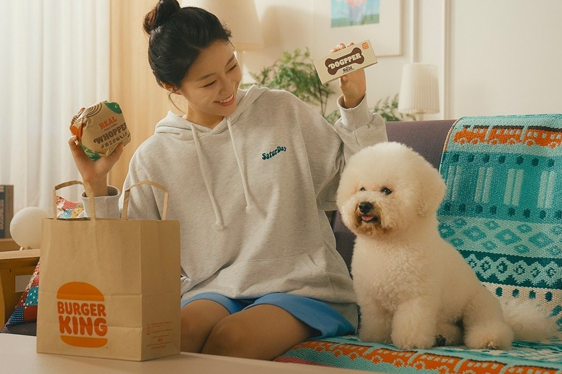 韓國 Burger King 推出「Real Dogpper」寵物友好菜單
