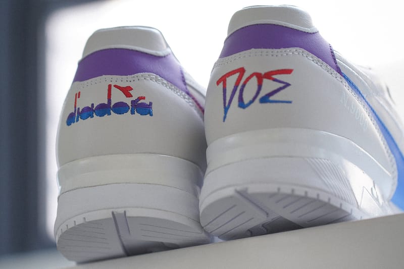 独家近赏 DOE x diadora 意产手制 N9000 鞋款