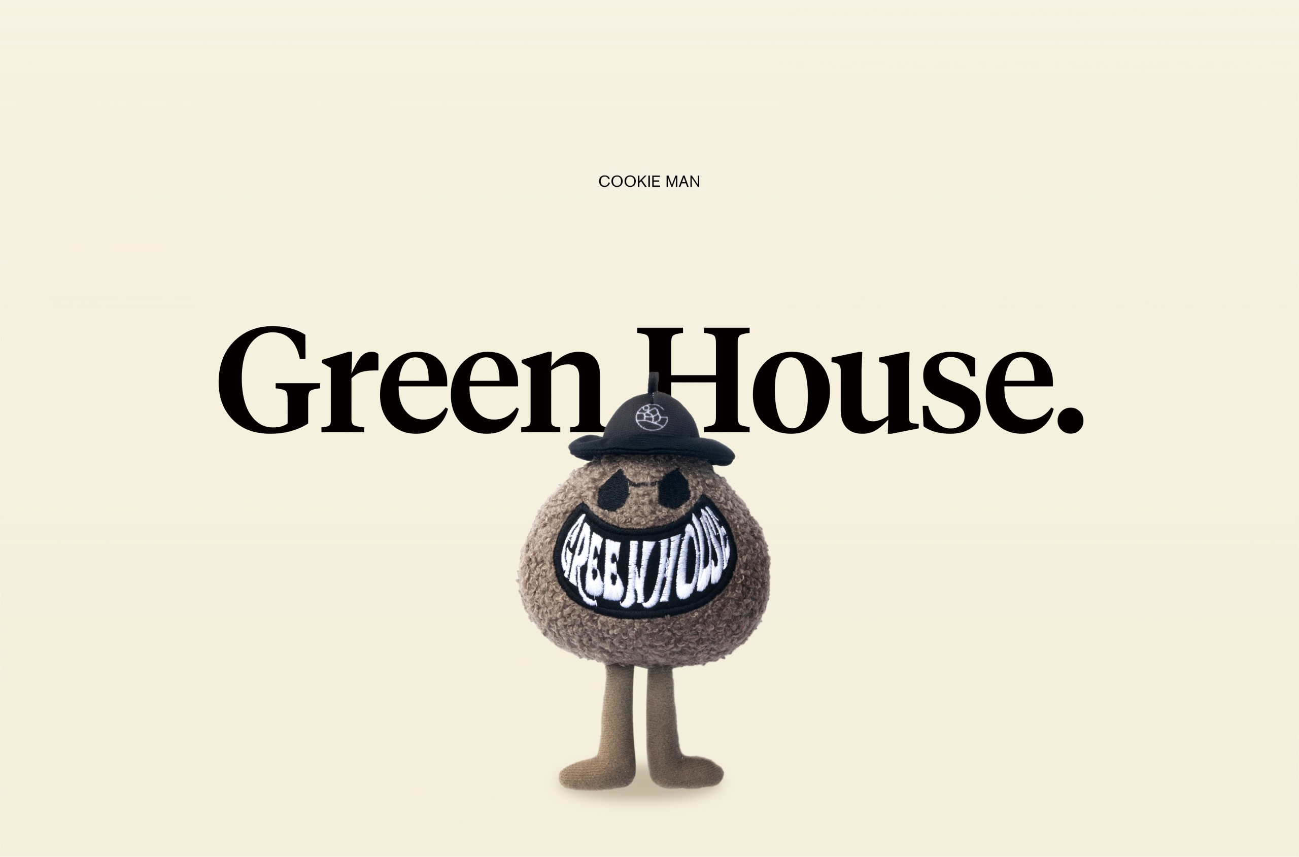 创意单位 GREEN HOUSE 推出全新 COOKIE MAN 公仔