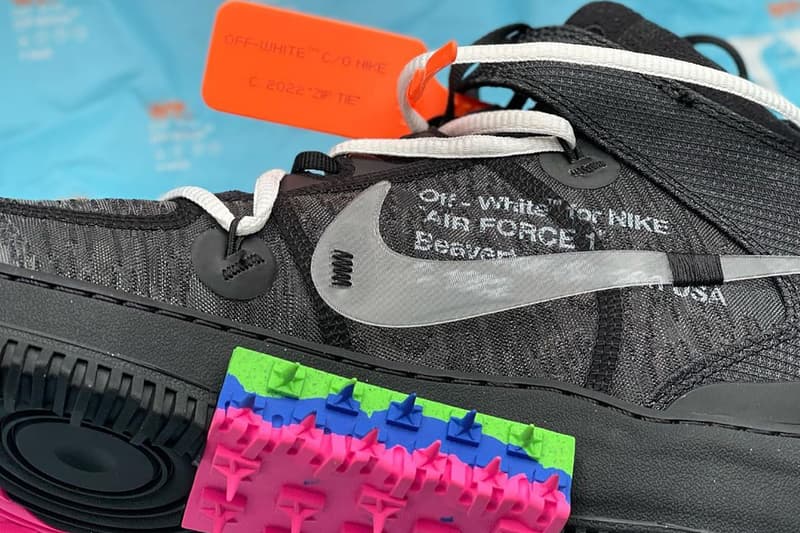 率先預覽 Off-White™ x Nike Air Force 1 Mid 黑色版本近賞圖輯