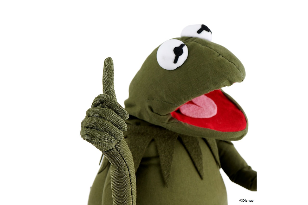 READYMADE 軍用帳篷布「Kermit The Frog」玩偶正式登場