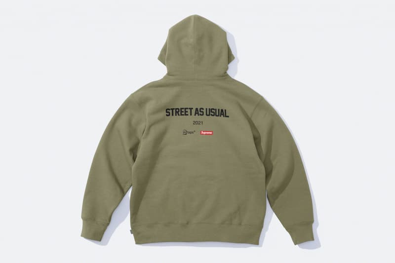 Supreme x WTAPS 2021 秋季聯名系列正式登場