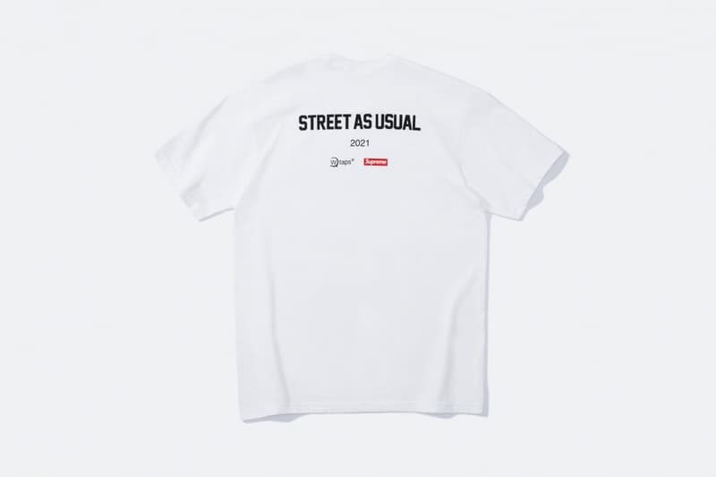 Supreme x WTAPS 2021 秋季聯名系列正式登場