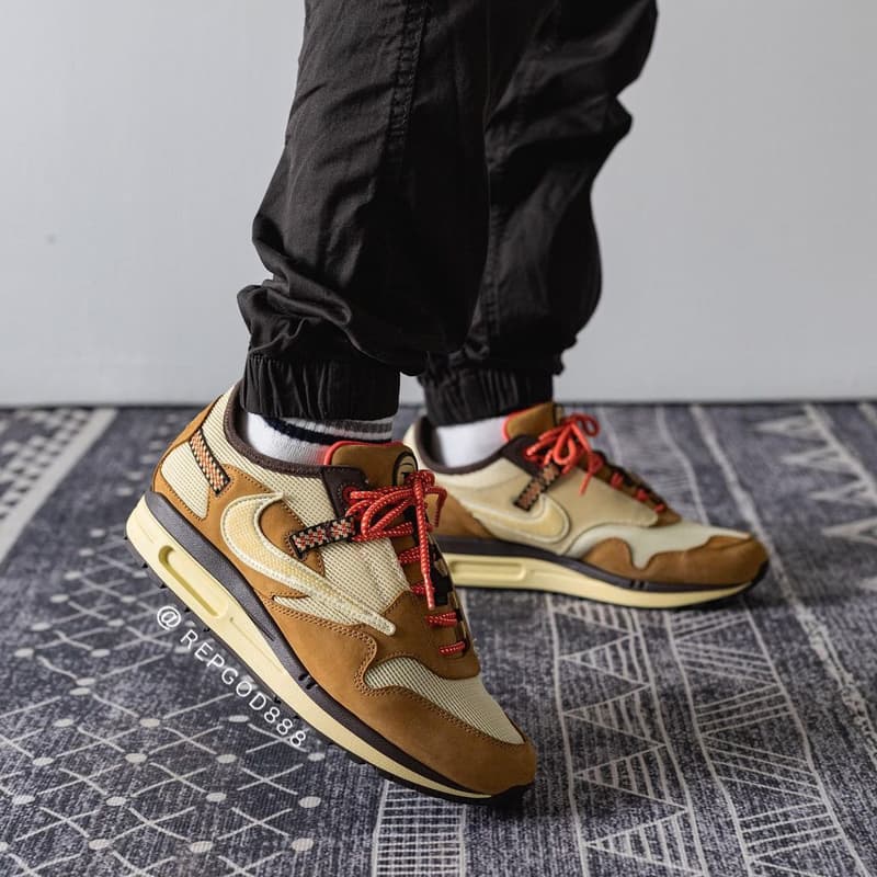 率先預覽 Travis Scott x Nike Air Max 1 全新聯乘淺棕配色