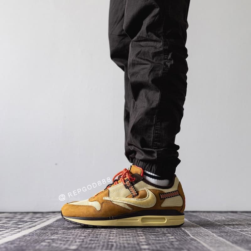 率先預覽 Travis Scott x Nike Air Max 1 全新聯乘淺棕配色