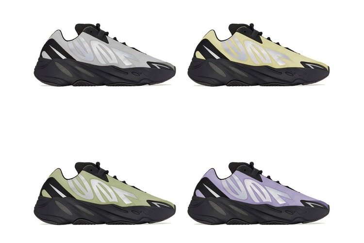 adidas YEEZY BOOST 700 MNVN 即將推出四款全新配色鞋款