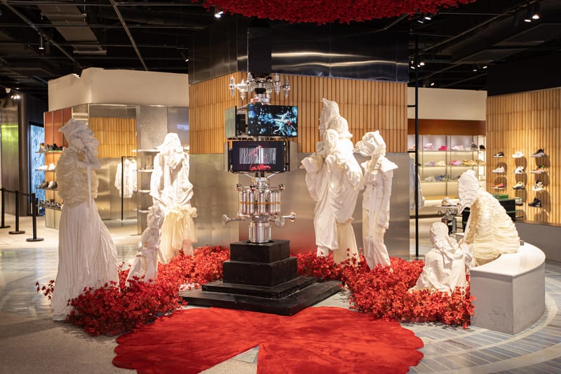 走进 PEACEMINUSONE x Nike Kwondo1 SKP-S 限时概念空间