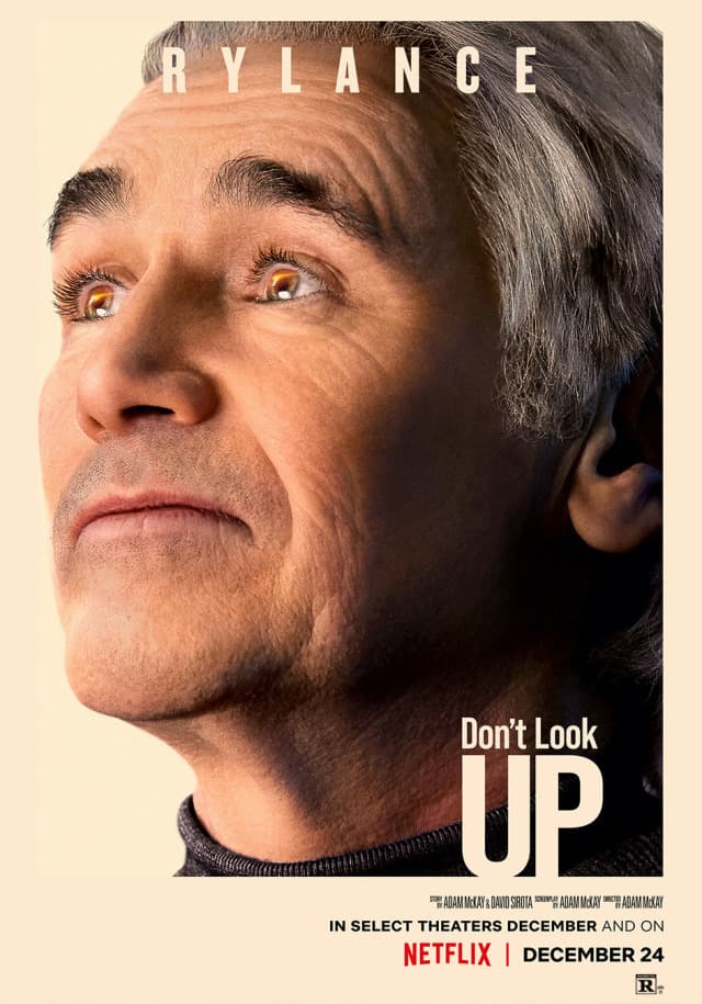 Netflix 重量級卡司大片《千萬別抬頭 Don't Look Up》最新電影角色海報曝光