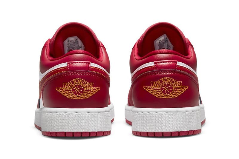 率先近賞 Air Jordan 1 Low 最新配色「Cardinal Red」GS 版本官方圖輯