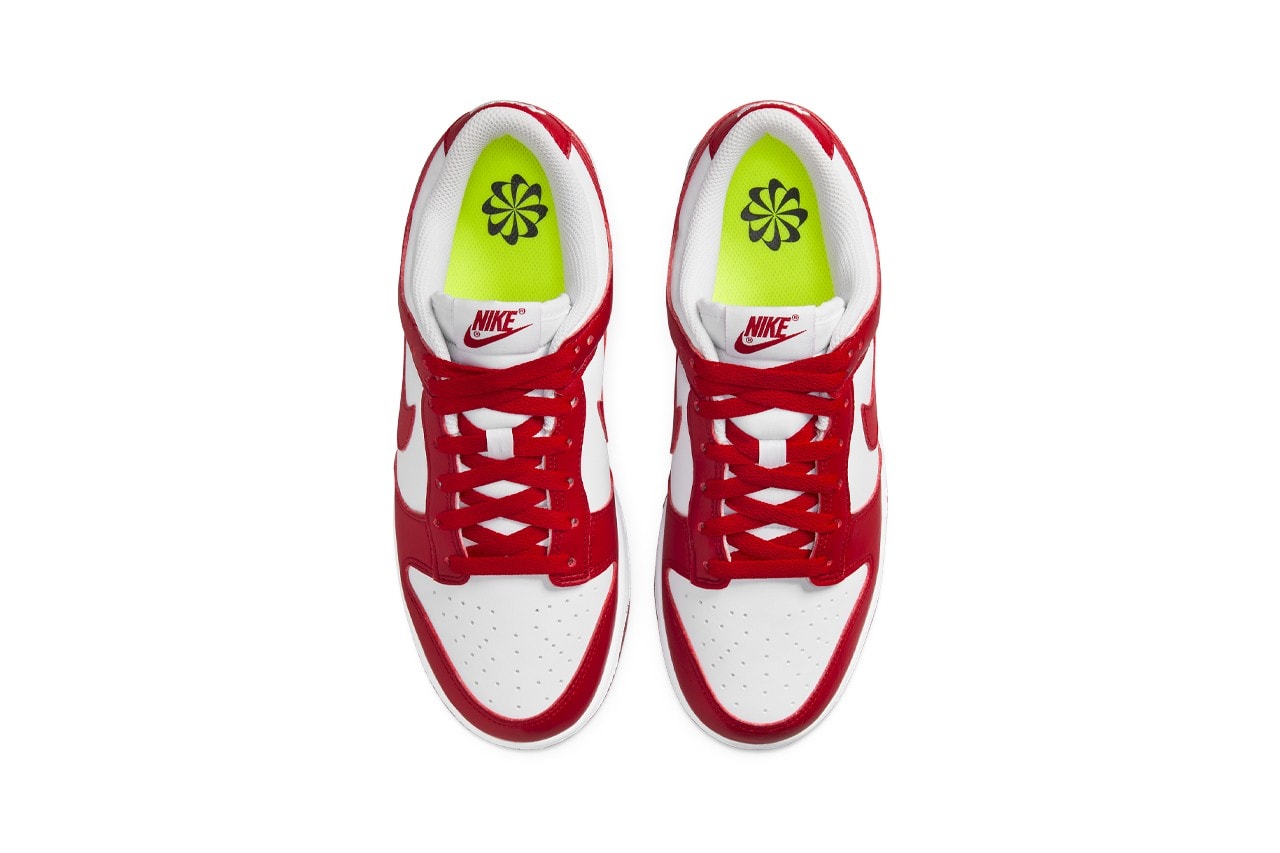 Nike Dunk Low「University Red」配色推出全新永續材質鞋款