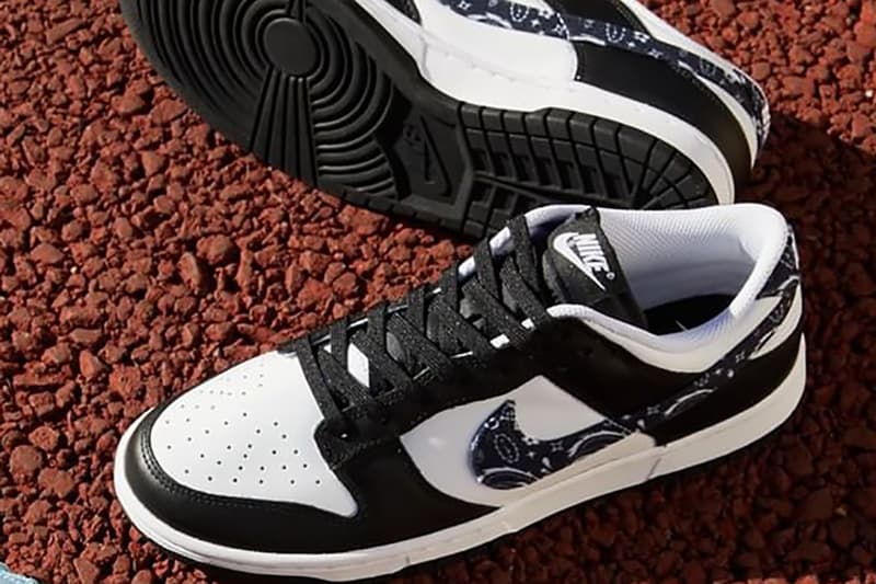 率先預覽 Nike Dunk Low「Paisley」系列最新黑白配色