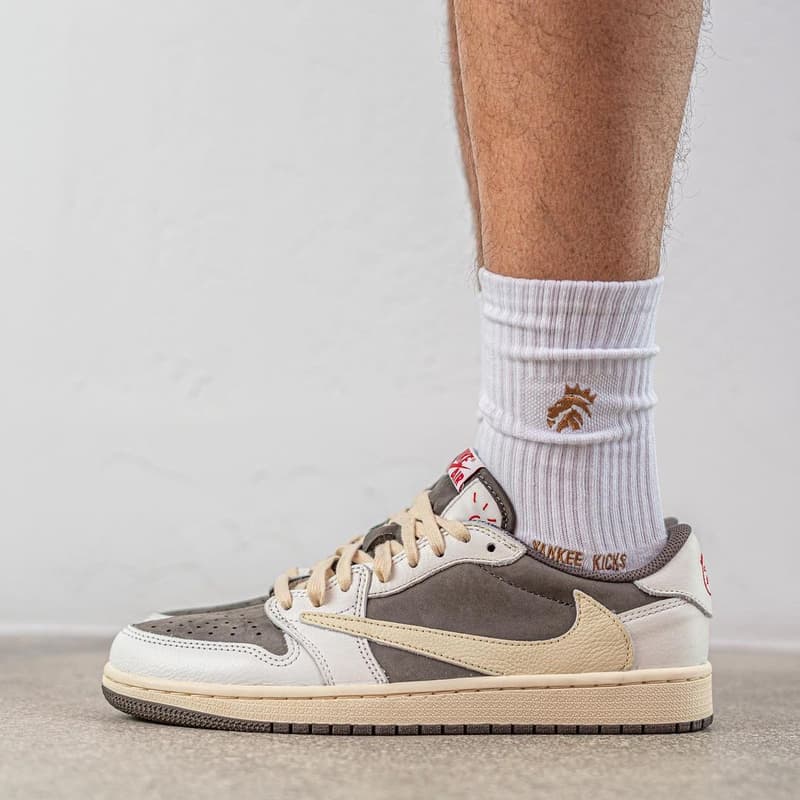 Travis Scott x Air Jordan 1 Low 最新聯乘配色「Reverse Mocha」上腳圖輯