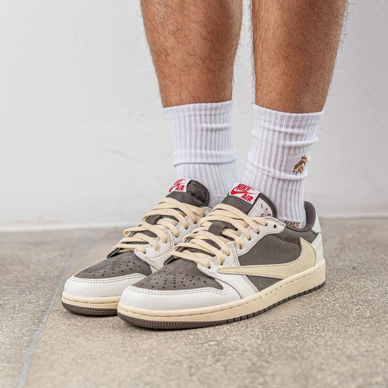 Travis Scott x Air Jordan 1 Low 最新聯乘配色「Reverse Mocha」上腳圖輯