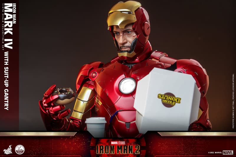 Hot Toys 推出全新 1:4 比例钢铁侠 Mark IV 人偶與著裝整備台