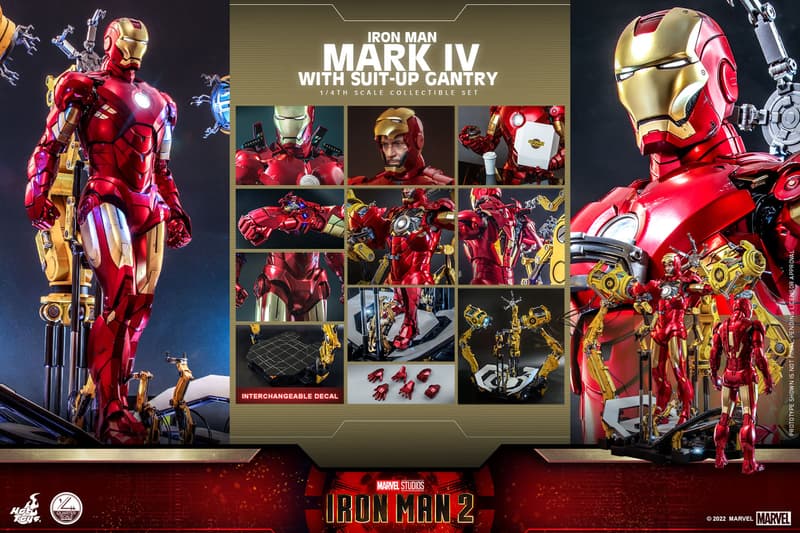 Hot Toys 推出全新 1:4 比例钢铁侠 Mark IV 人偶與著裝整備台