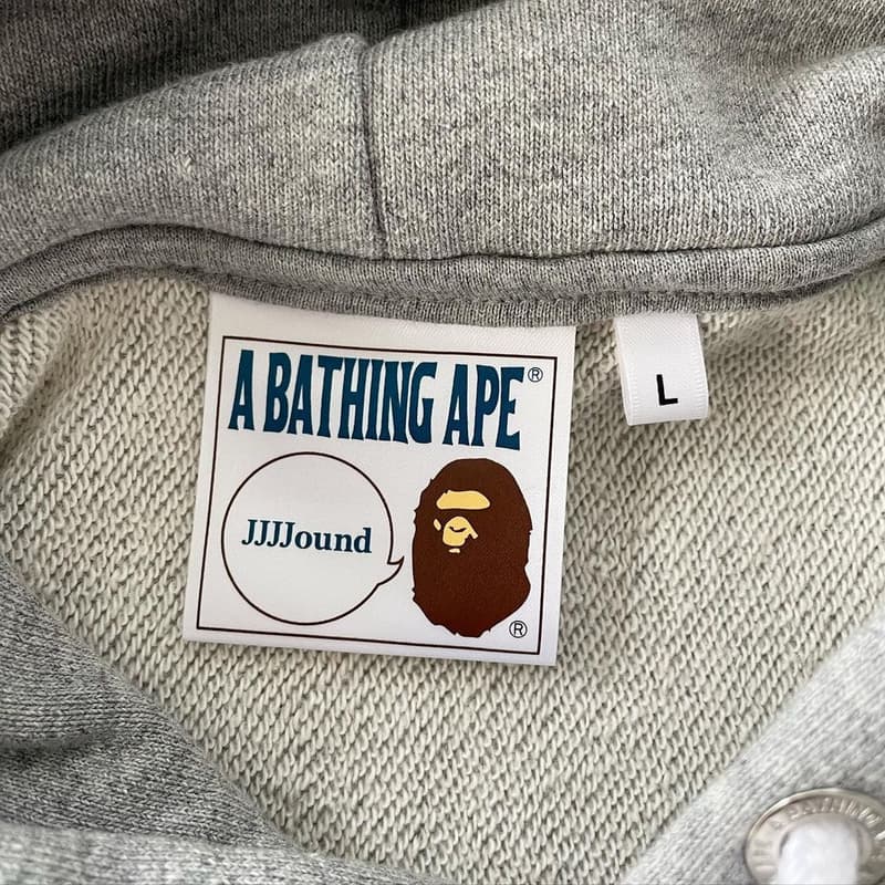 JJJJound 率先曝光 A BATHING APE® 最新聯名服裝項目