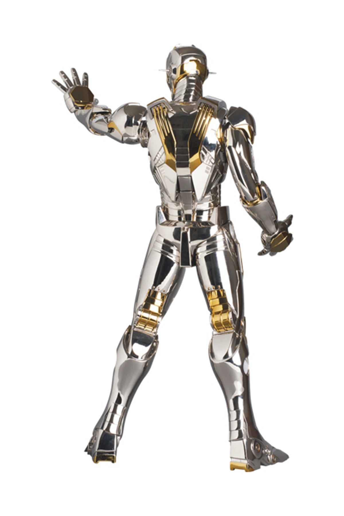 Medicom Toy 攜手空山基打造 Iron Man 金屬雕塑