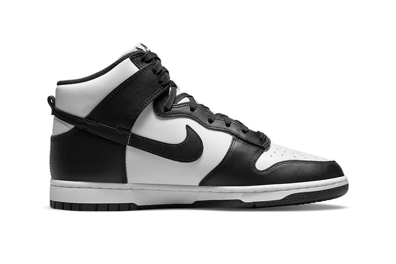 Nike Dunk High 最新黑白配色「White/Black」即將發售