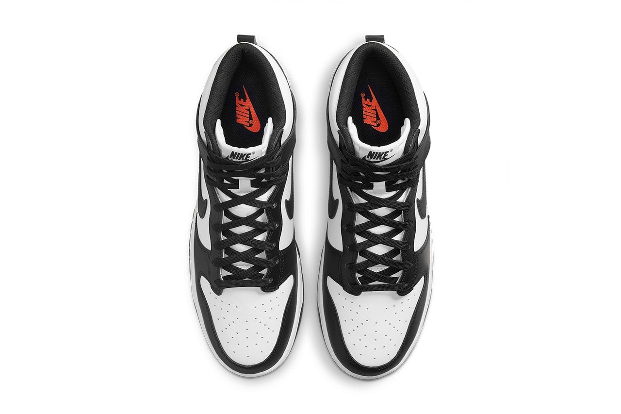 Nike Dunk High 最新黑白配色「White/Black」即將發售
