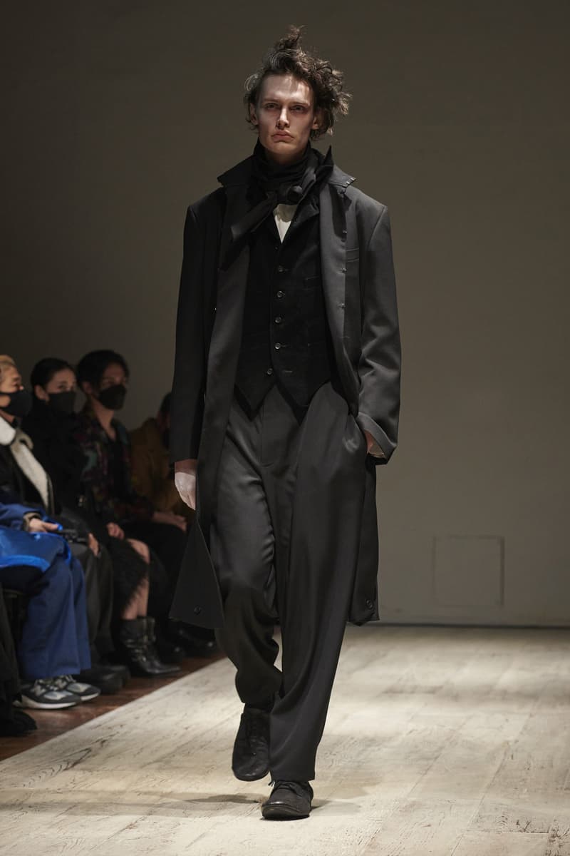 Yohji Yamamoto 2022 秋冬系列正式登場