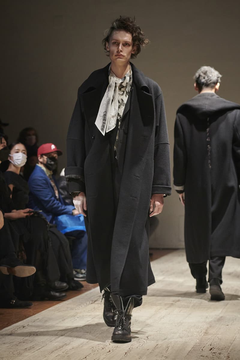 Yohji Yamamoto 2022 秋冬系列正式登場