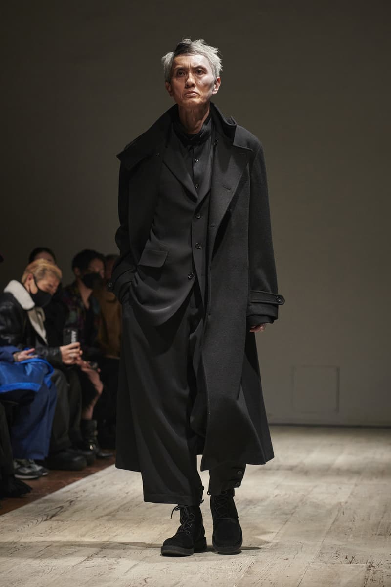 Yohji Yamamoto 2022 秋冬系列正式登場