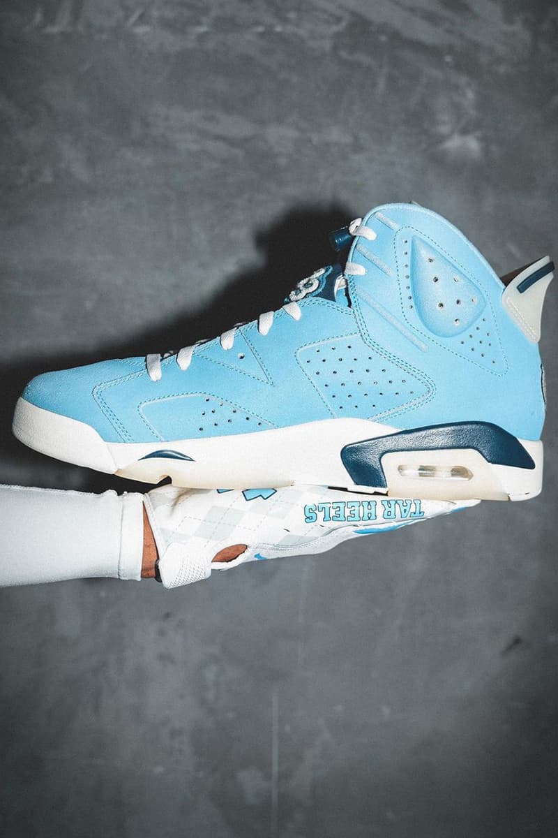 UNC Football 親自曝光 2022 年 Air Jordan 6 PE 鞋款