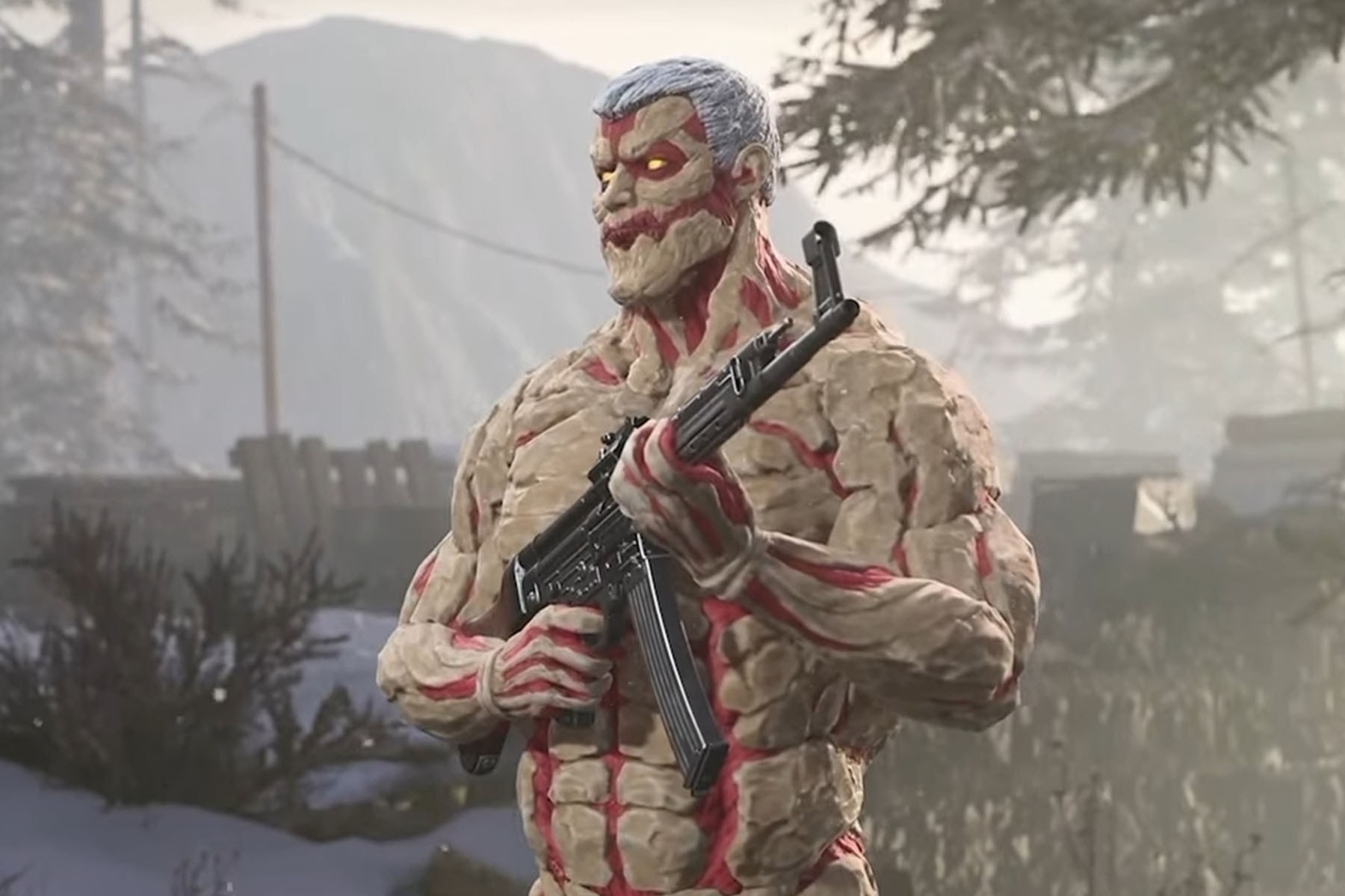 《決勝時刻 Call of Duty》攜手《進擊的巨人》打造「盔甲巨人」造型組合包