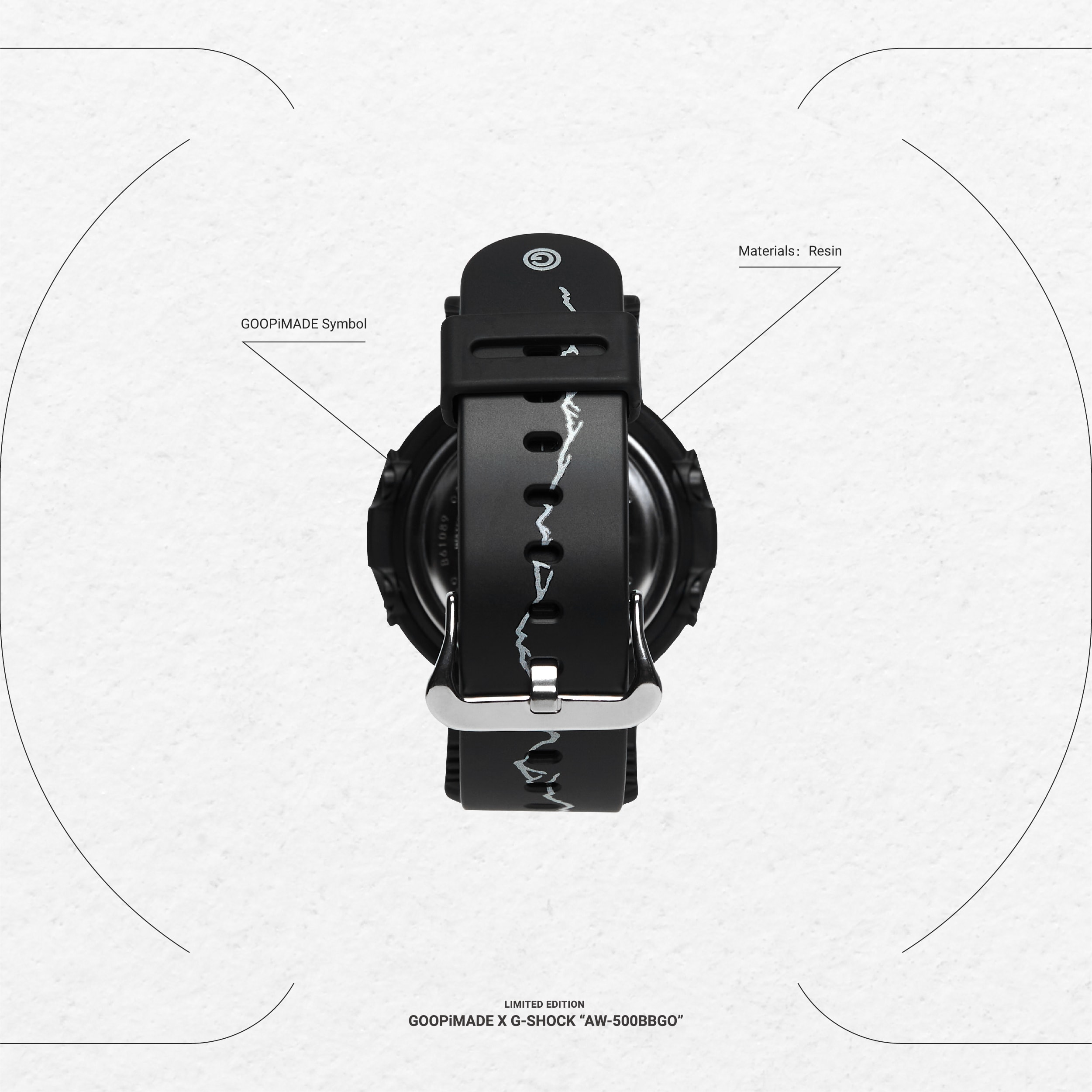 GOOPiMADE x G-Shock「Without APEX」AW-500BBGO 聯乘錶款正式登場