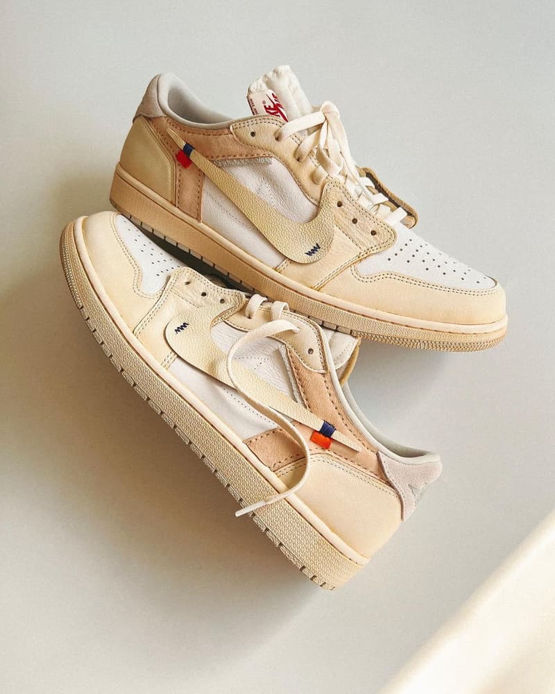 LeBron James 展示 Off-White™ x Air Jordan 1 Low「GOAT LOWS」專屬定製鞋款