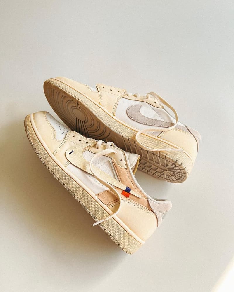 LeBron James 展示 Off-White™ x Air Jordan 1 Low「GOAT LOWS」專屬定製鞋款