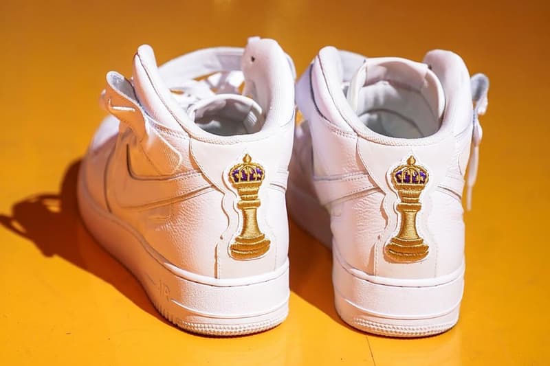 揭示 LeBron James 專屬定製鞋款 Nike Air Force 1 Mid「King of LA」