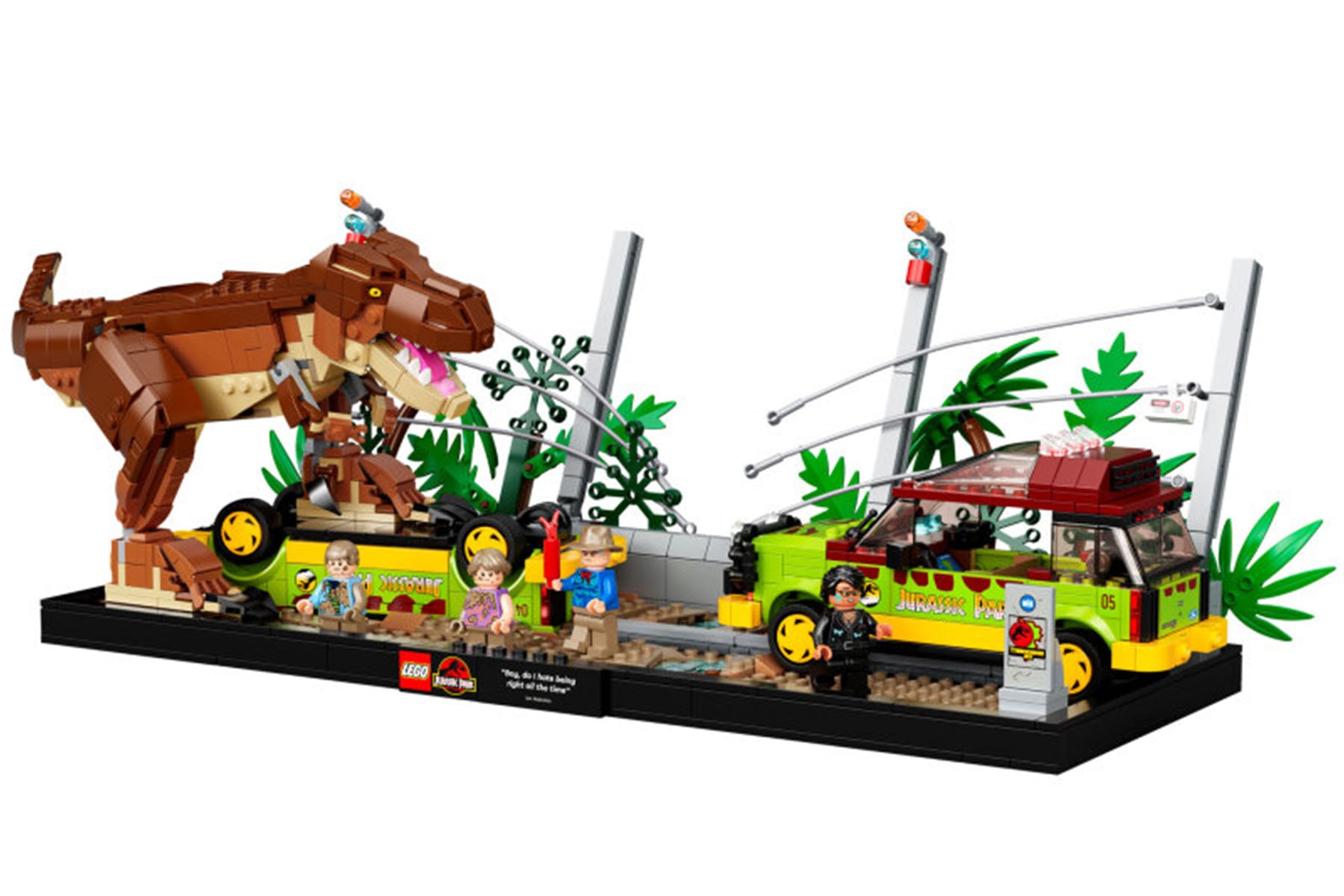 Lego 推出最新《Jurassic Park 侏羅紀公園》電影主題盒組「T. rex Breakout」