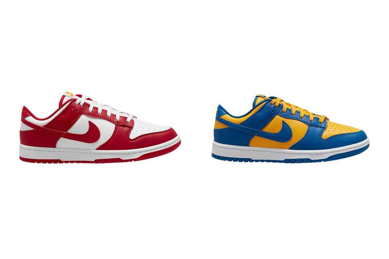 Nike Dunk Low 最新配色「Gym Red」與「Blue/Yellow」率先亮相