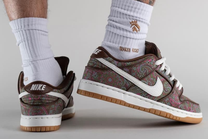 率先上腳 Nike SB Dunk Low 最新變形蟲配色「Paisley」