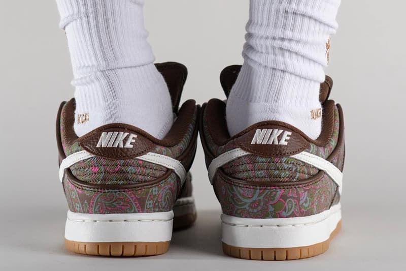 率先上腳 Nike SB Dunk Low 最新變形蟲配色「Paisley」