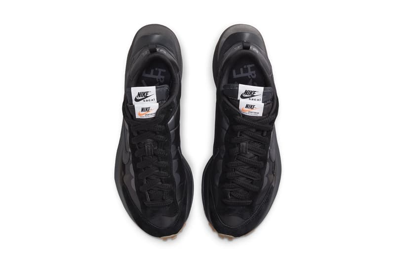 sacai x Nike VaporWaffle 全新配色「Black/Gum」官方圖輯正式公開