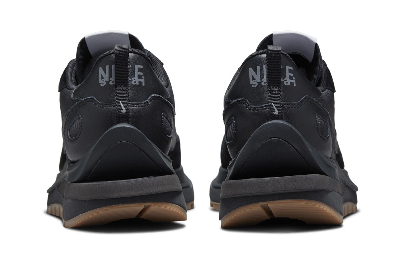 sacai x Nike VaporWaffle 全新配色「Black/Gum」官方圖輯正式公開