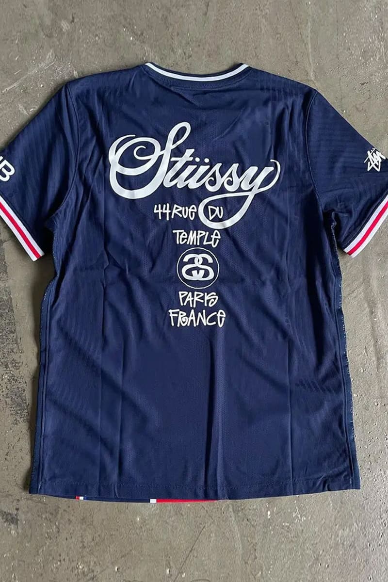 Stüssy x Paris Saint-Germain 限定聯乘球衣正式登場