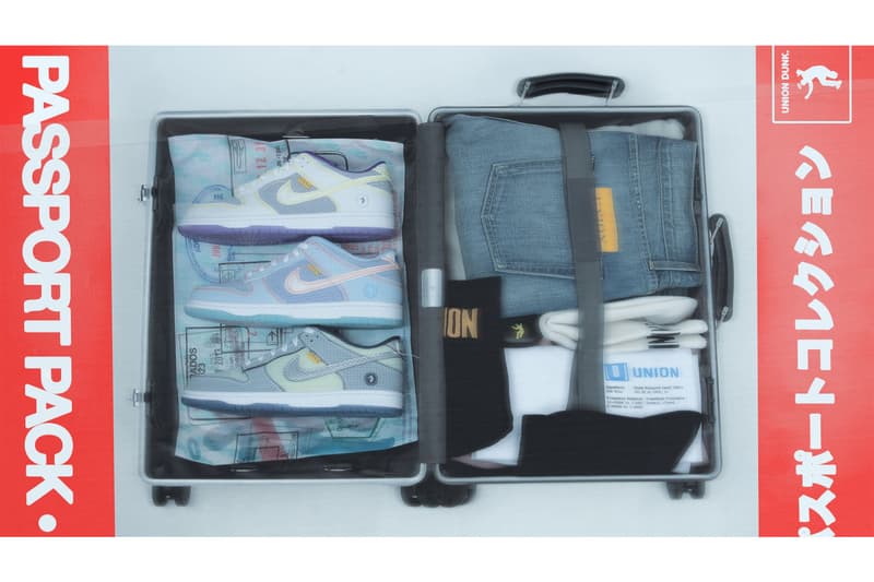 三色登場,Union x Nike Dunk Low 聯乘系列「Passport Pack」全新形象圖輯