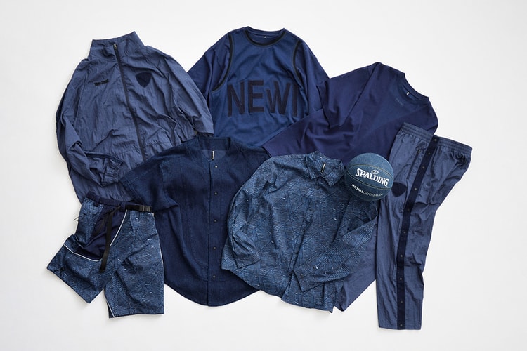 Spalding x initial Gentleman 春季蓝染剑道布篮球别注系列登场