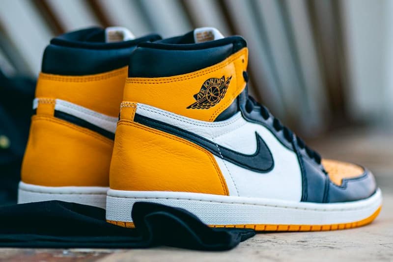 Air Jordan 1 Retro High OG 最新配色「Yellow Toe」細節近賞